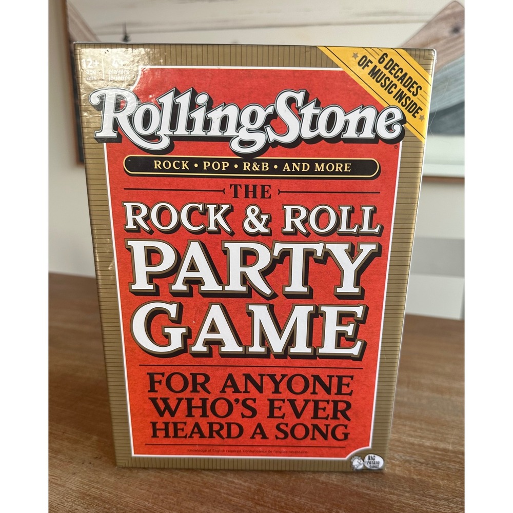 Rolling Stone The Rock & Roll Party Game Big Potato Games Music Trivia 2019